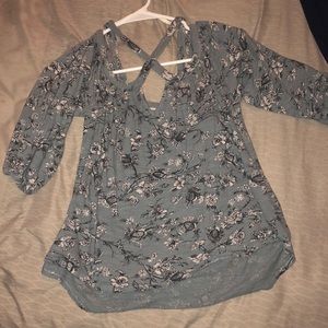 Lucky Brand floral blouse